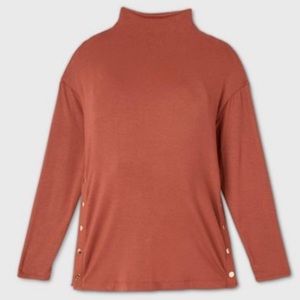 Ingrid & Isabel Maternity Side Snap Sweatshirt